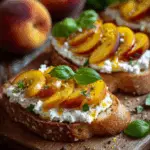 Peaches & Ricotta Toast