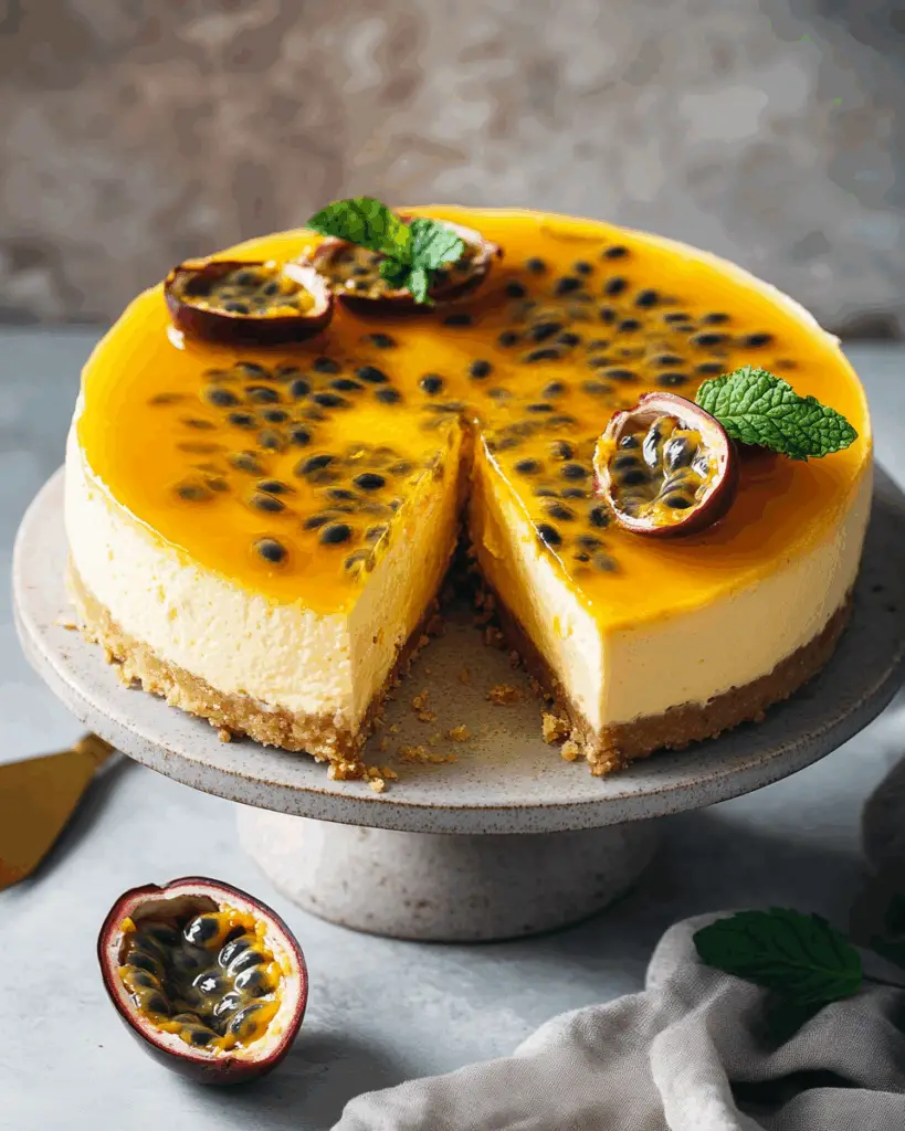 Passion Fruit Cheesecake