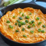 Keto Buffalo Chicken Dip Skillet