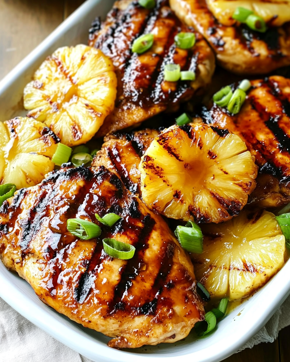 Pineapple Teriyaki Grilled Chicken
