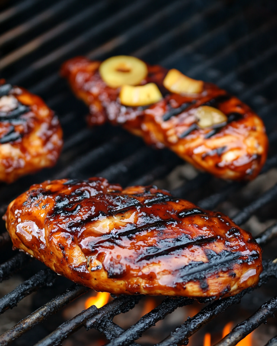 BBQ Chicken Breasts with Pineapple