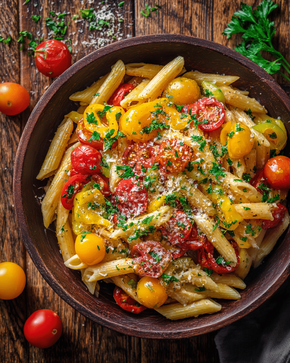 Banana Pepper Pasta Toss – Quick & Tangy