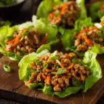 Turkey Lettuce Wraps with Asian Sauce