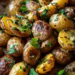 Mint Butter Roasted Potatoes