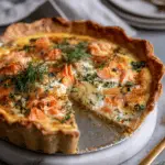 Smoked Salmon Dill Quiche – Gourmet and Protein-Packed