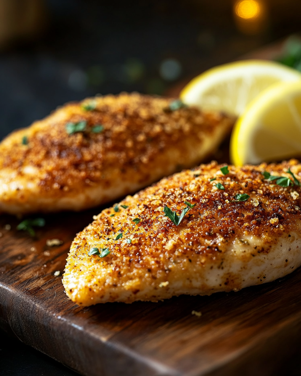 Parmesan Crusted Chicken Breasts