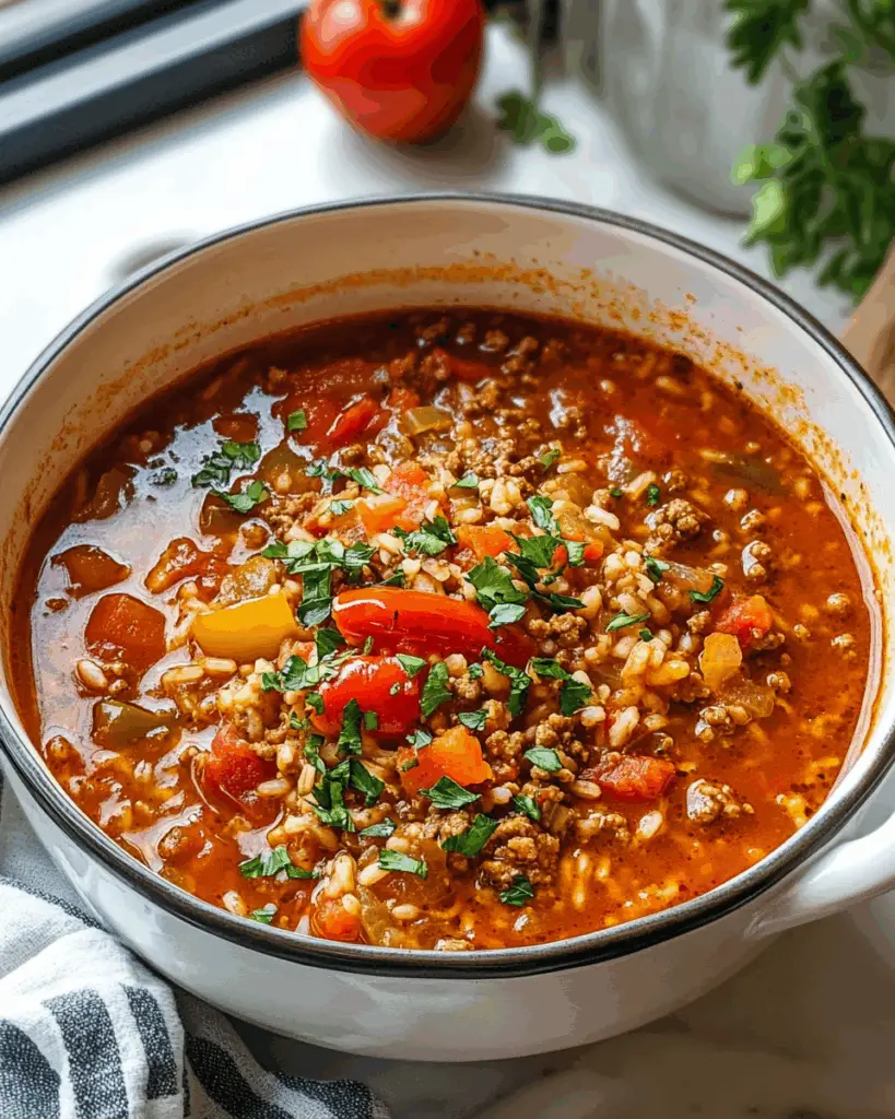 Stuffed Pepper Soup