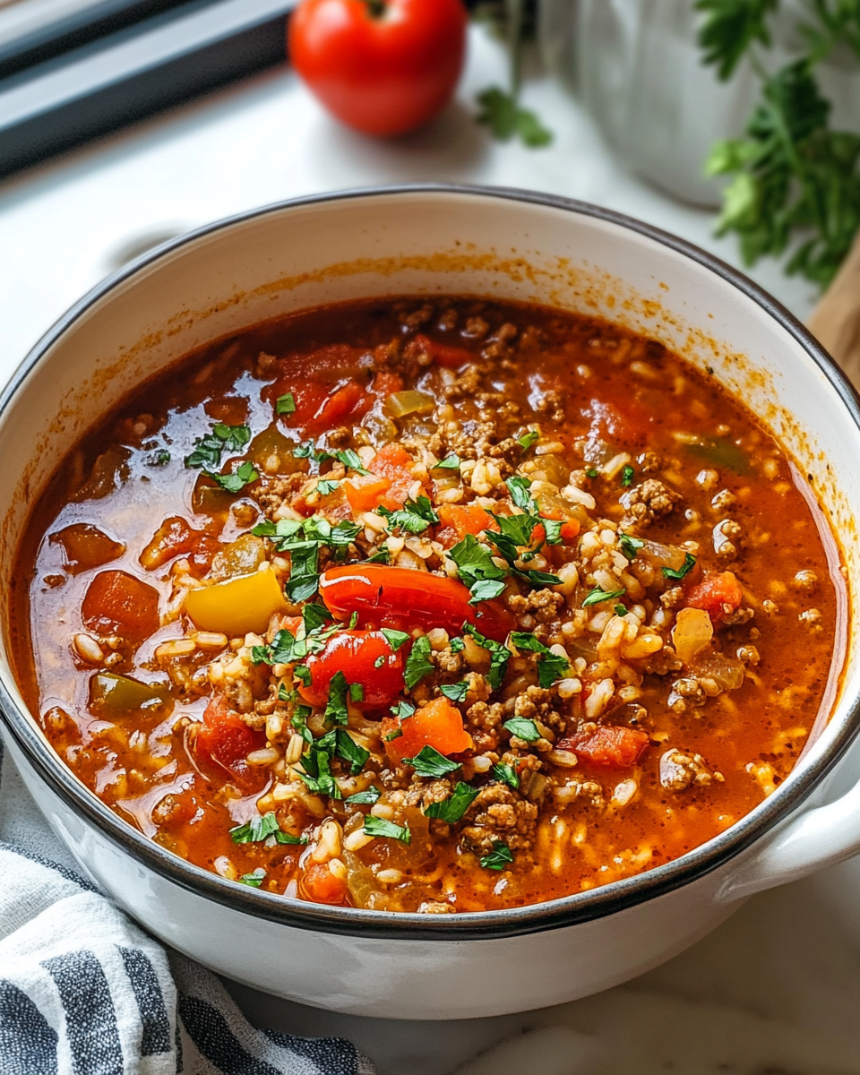 Stuffed Pepper Soup