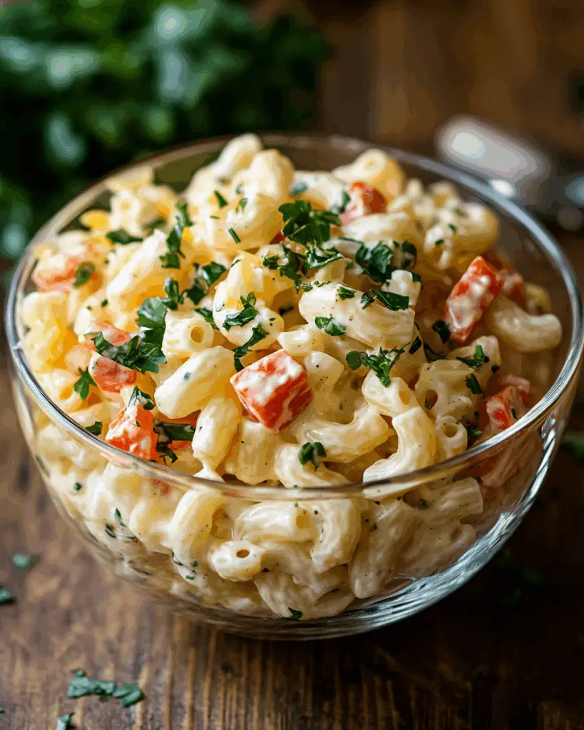 Diners, Drive-Ins & Dives Inspired Macaroni Salad