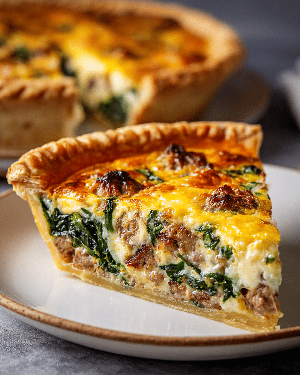 Sausage Spinach Quiche – Comfort Food in Every Bite