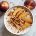 Peach Cobbler Smoothie Bowl