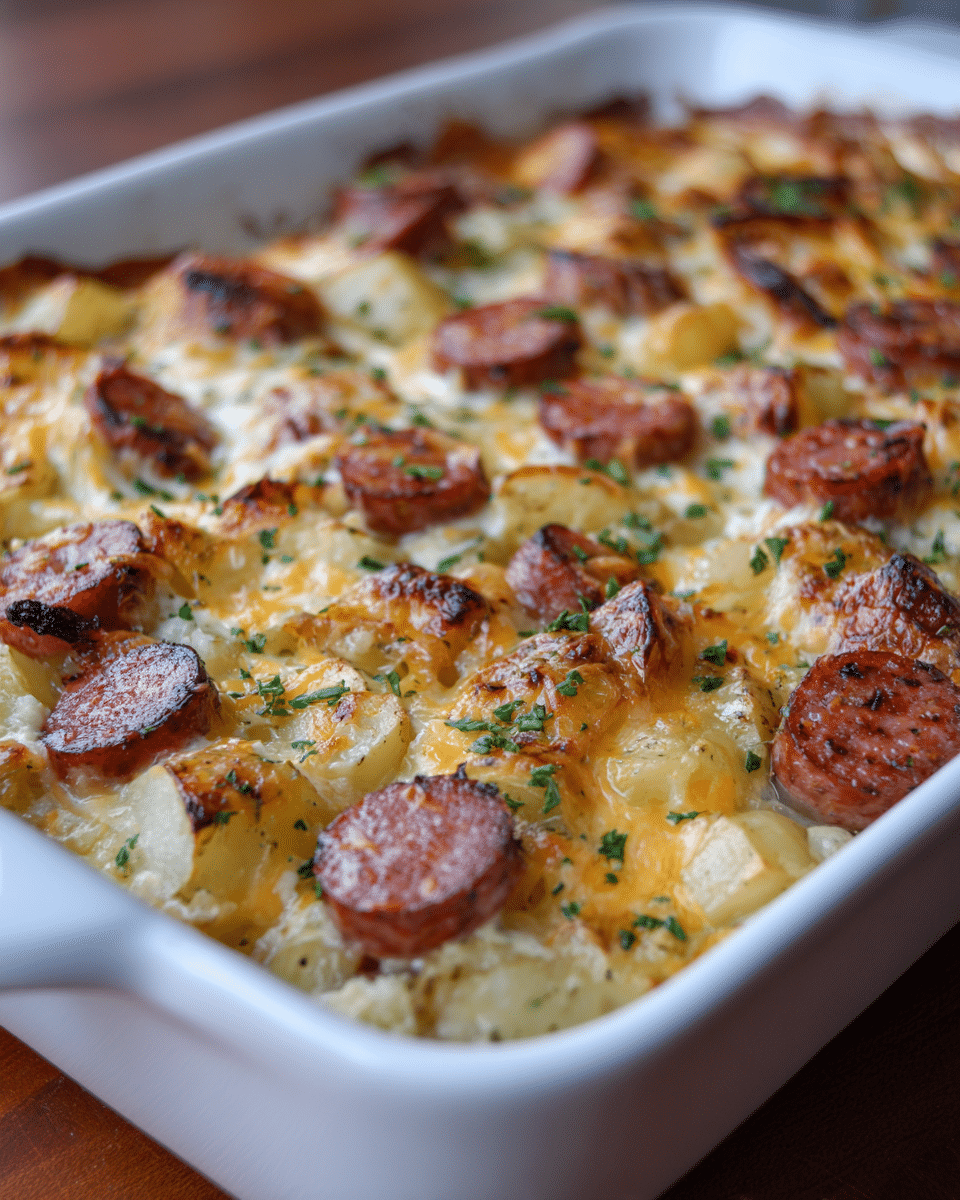 Kielbasa Potato Casserole – Hearty and Comforting