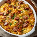 Kielbasa Hash Brown Casserole