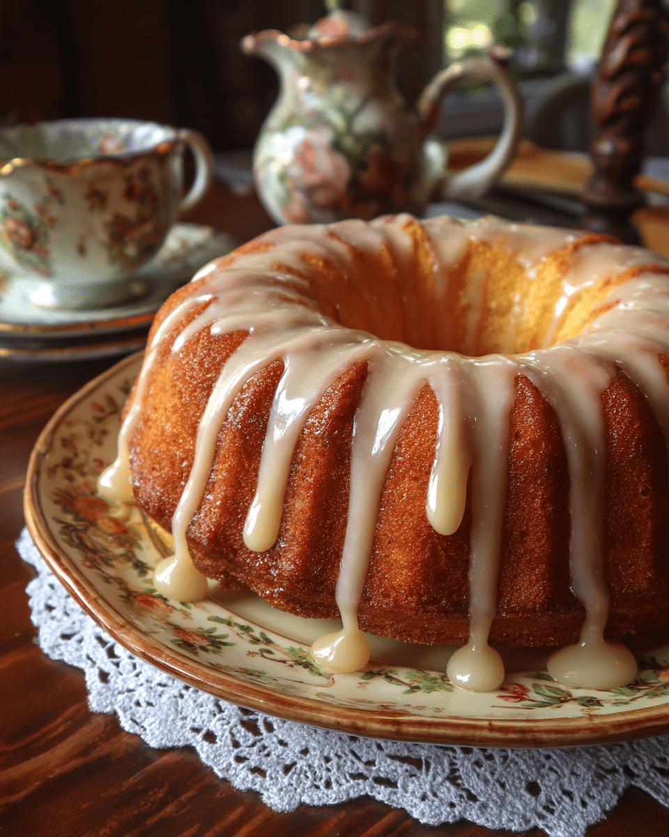 Vanilla Glazed Pound Cake – Old-Fashioned Family Favorite