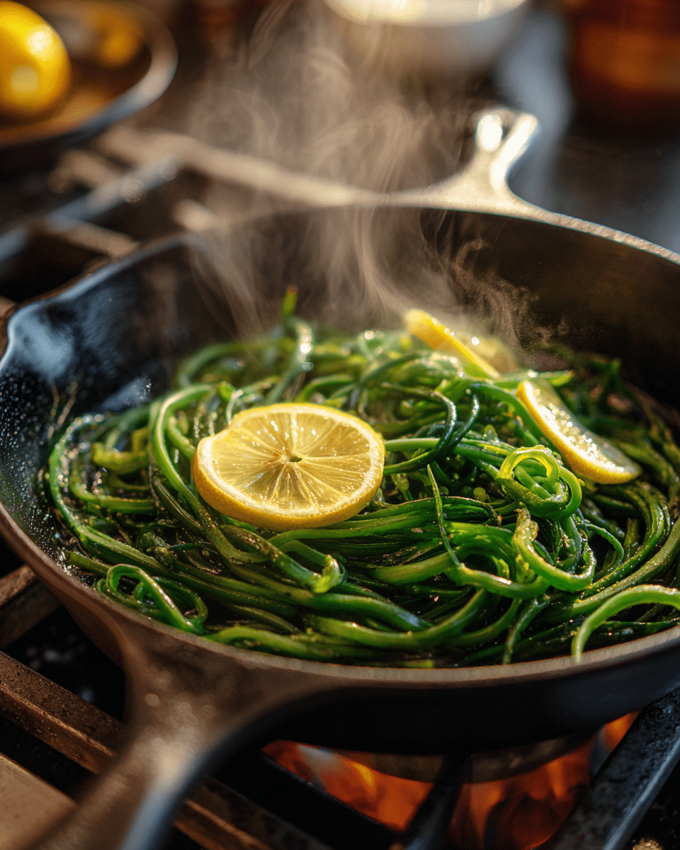 Sautéed Garlic Scapes – Easy 10-Minute Side Dish
