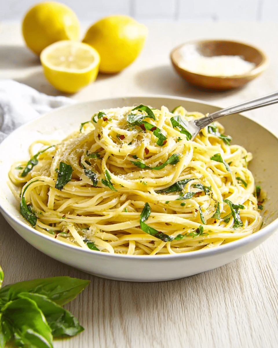 Lemon Basil Pasta