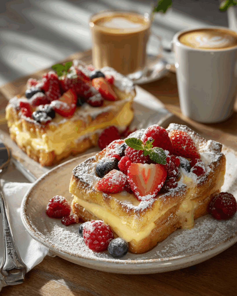 Custard Yogurt Toast – Sweet, Creamy & Breakfast-Perfect
