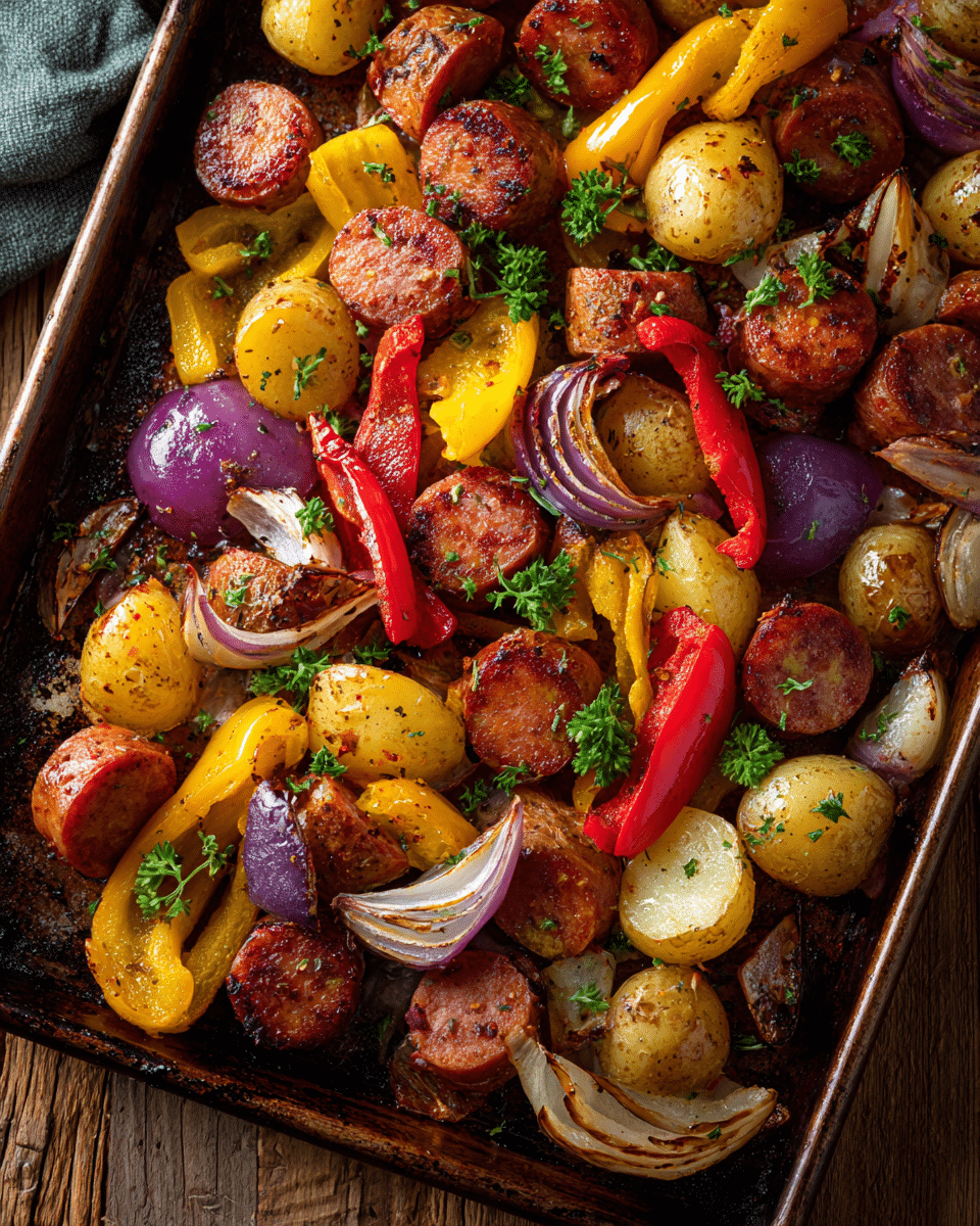 One-Pan Kielbasa and Potatoes