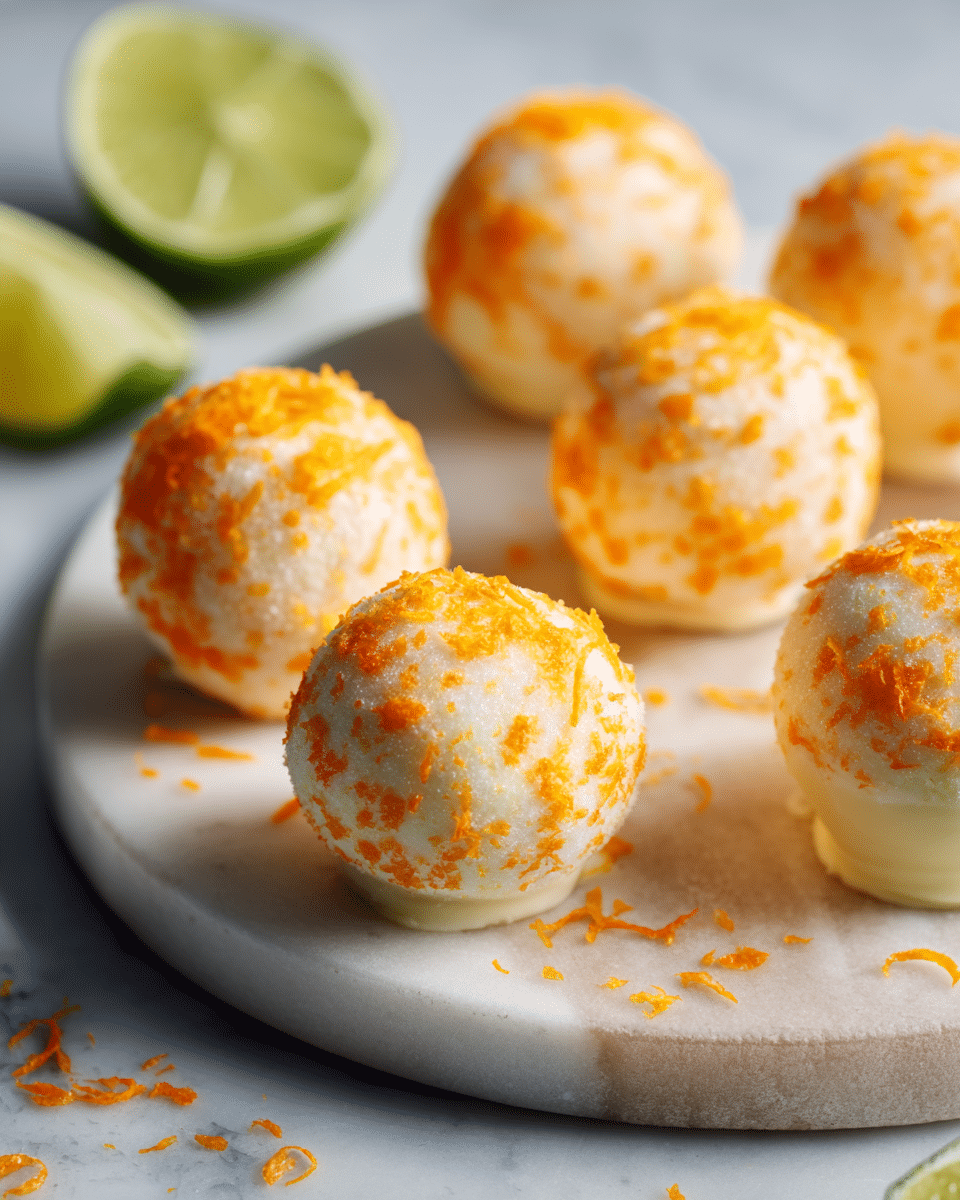 Orange Margarita Truffles