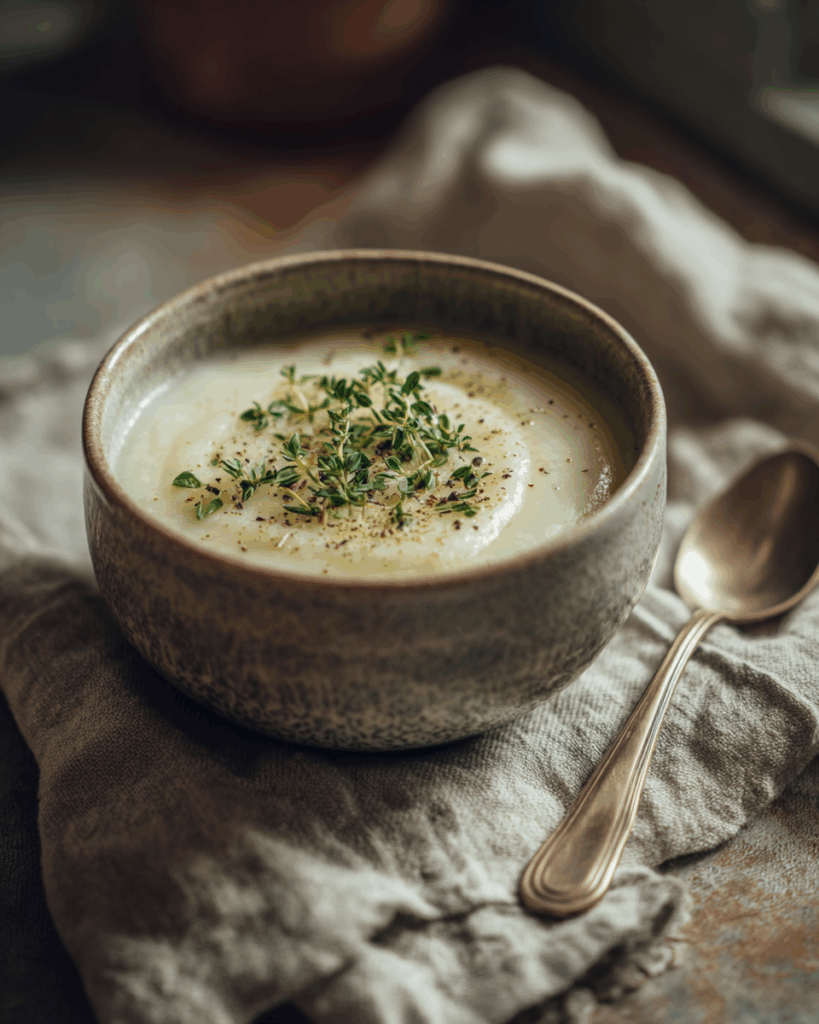 Creamy Kohlrabi Soup