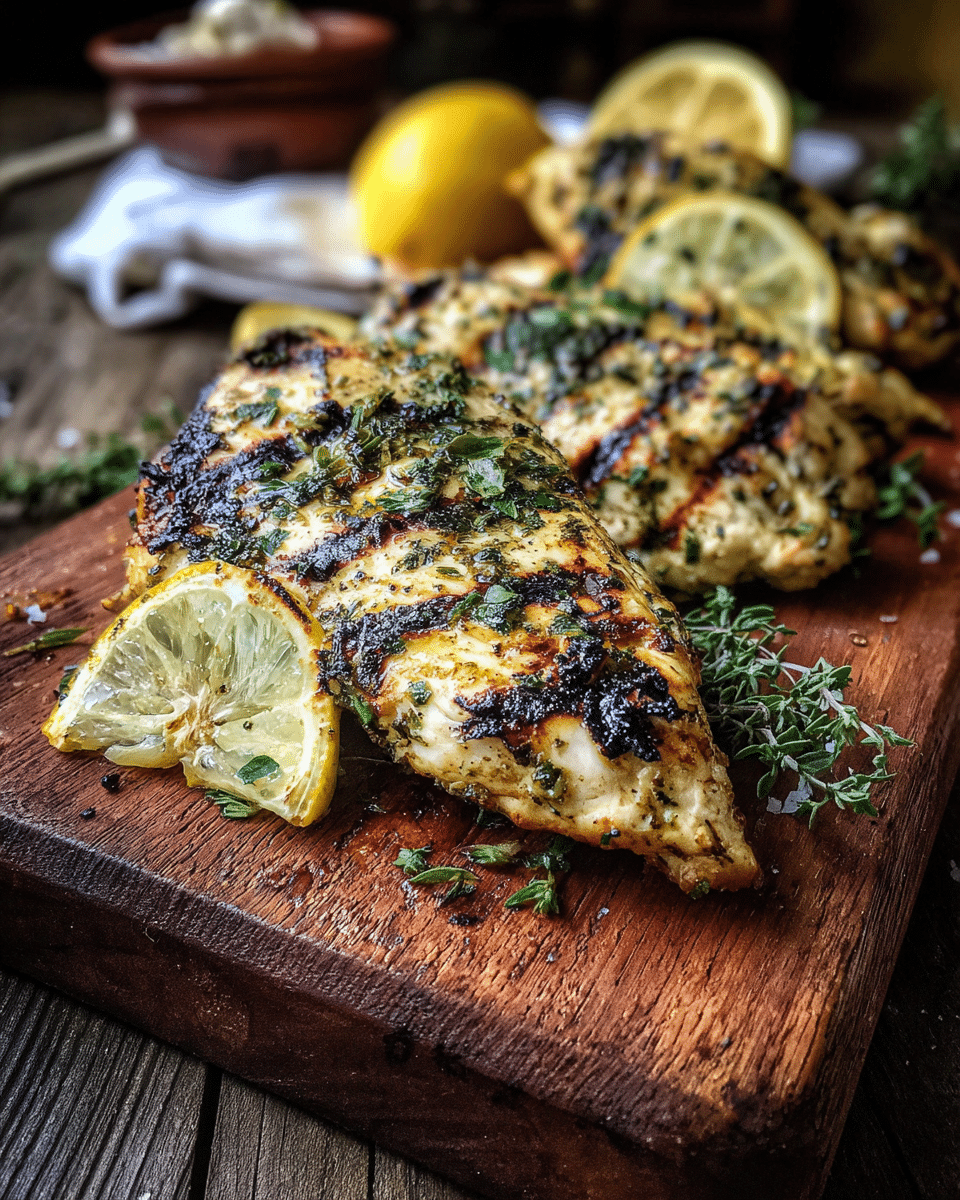 Greek Style Grilled Chicken Breast – Mediterranean Flavors