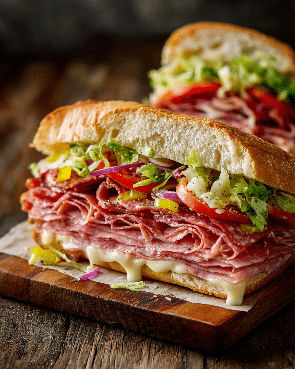 Grinder Sandwich – Loaded, Crunchy & Deli-Style