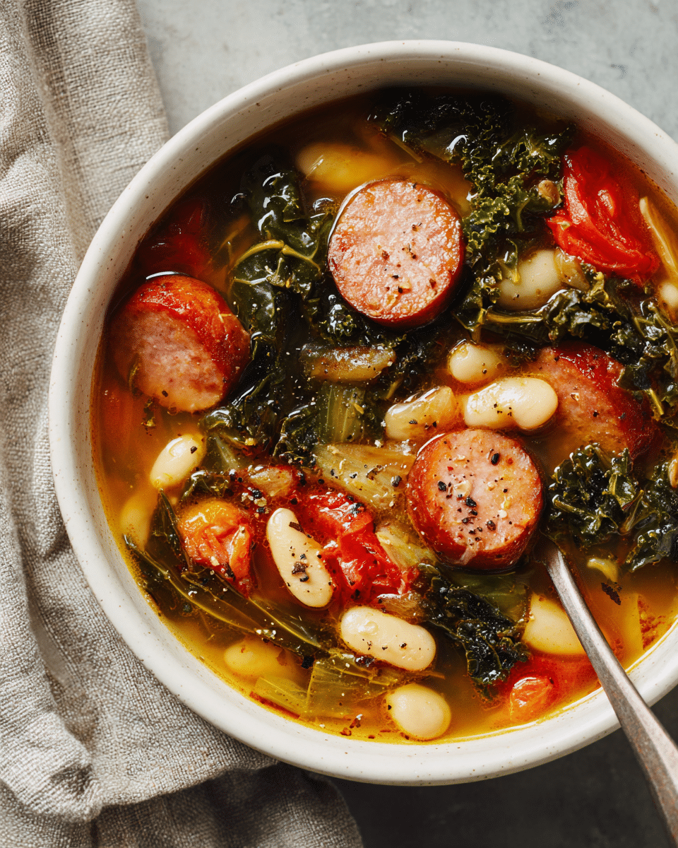 Kielbasa and White Bean Soup