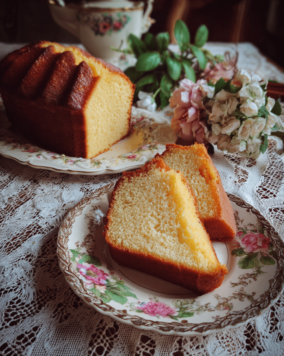 Old-Fashioned Pound Cake Recipe – Passed Down from Grandma