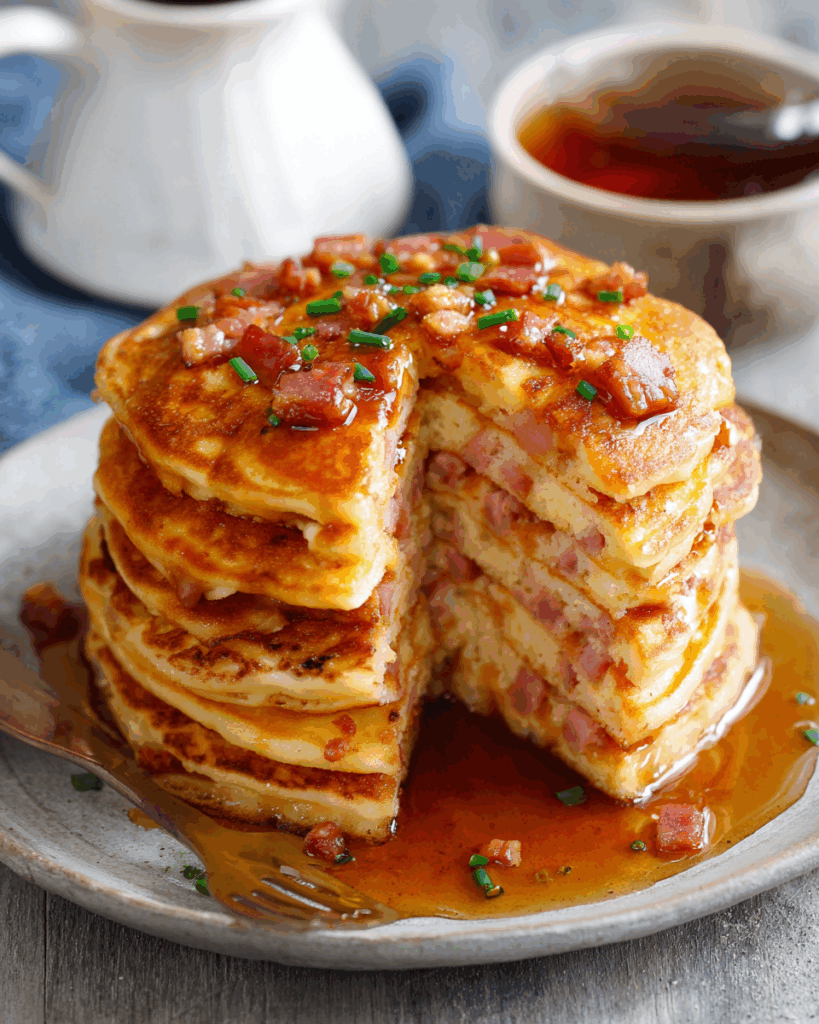 Luncheon Meat Pancakes – Sweet-Savory, Crispy & Fun