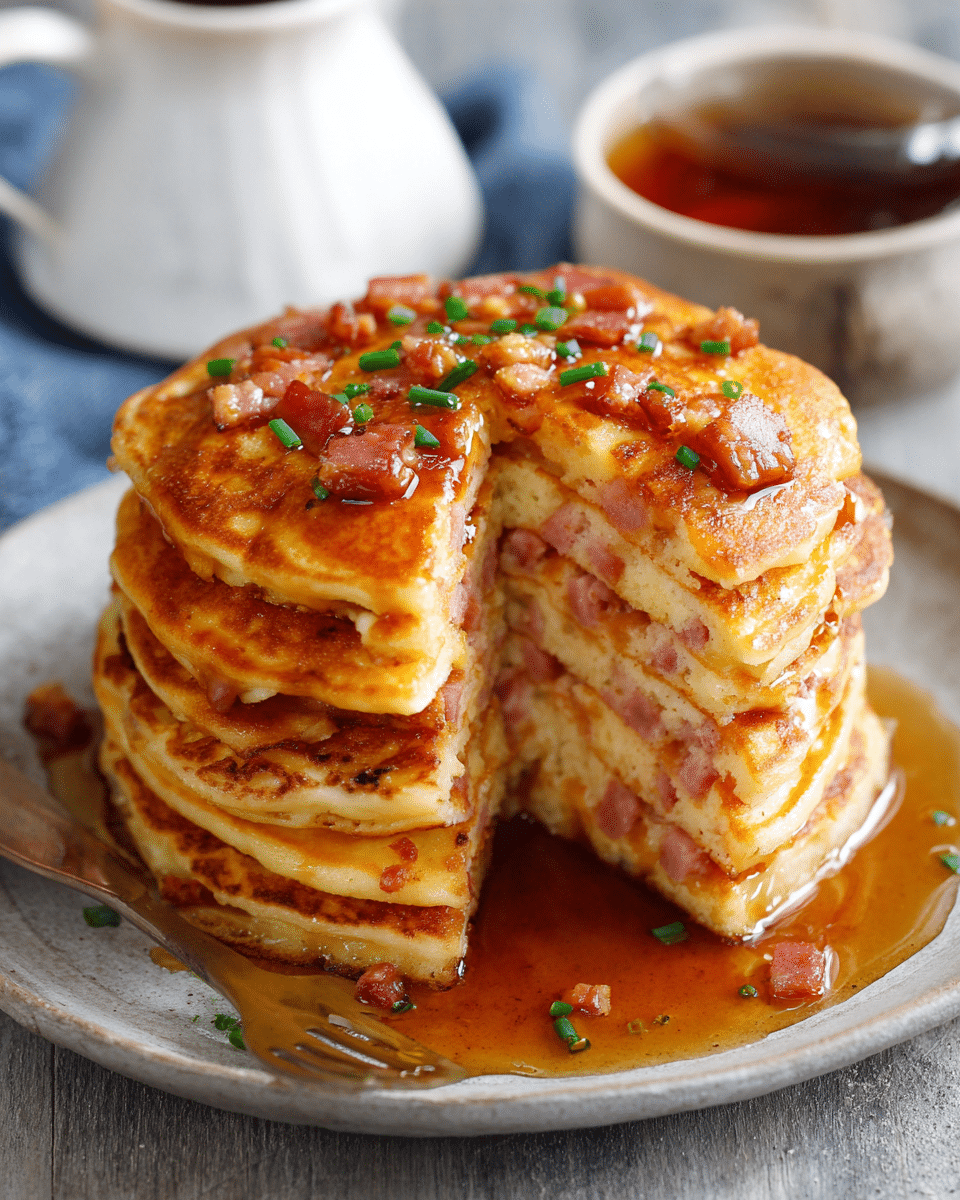 Luncheon Meat Pancakes – Sweet-Savory, Crispy & Fun