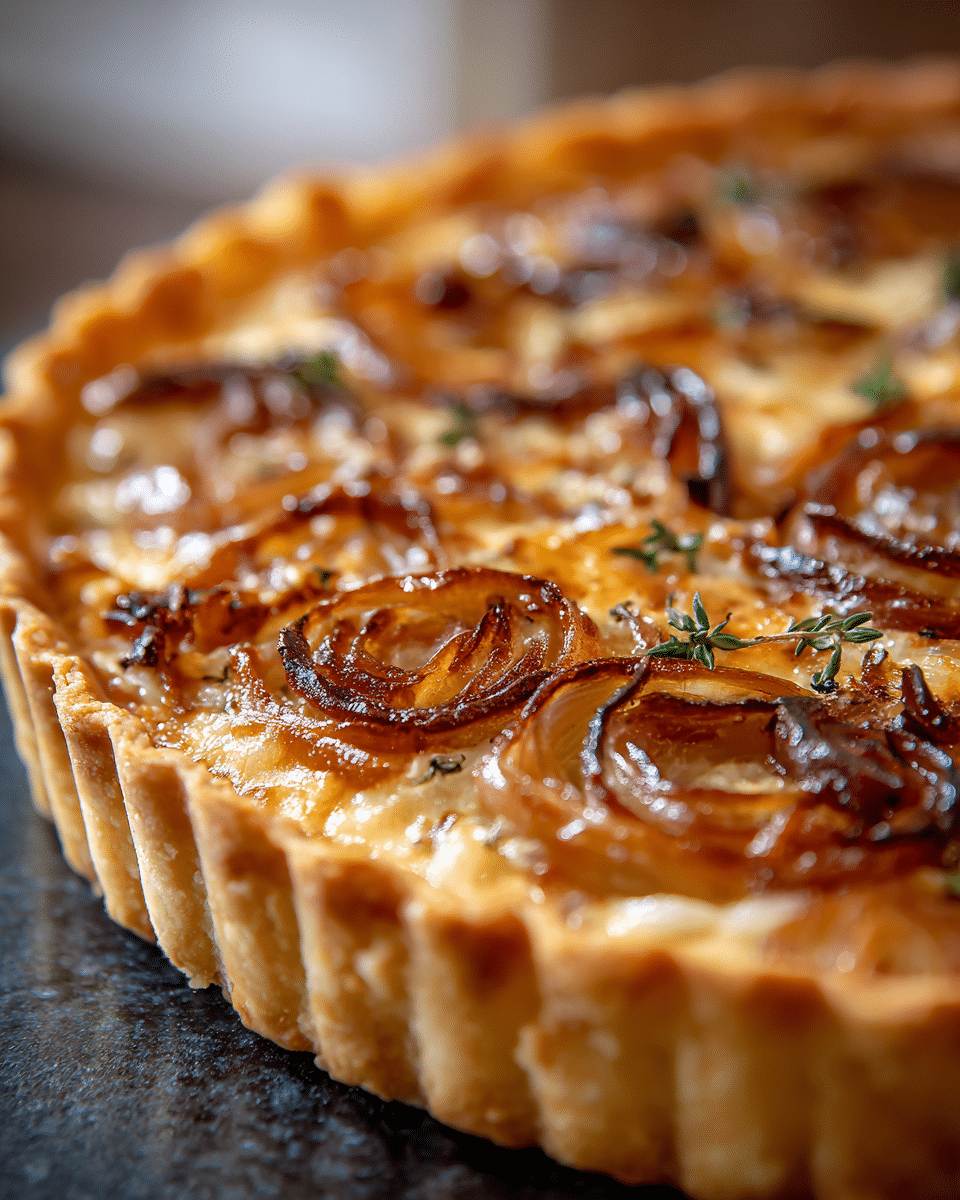 Caramelized Onion Quiche – Sweet, Savory, and Buttery