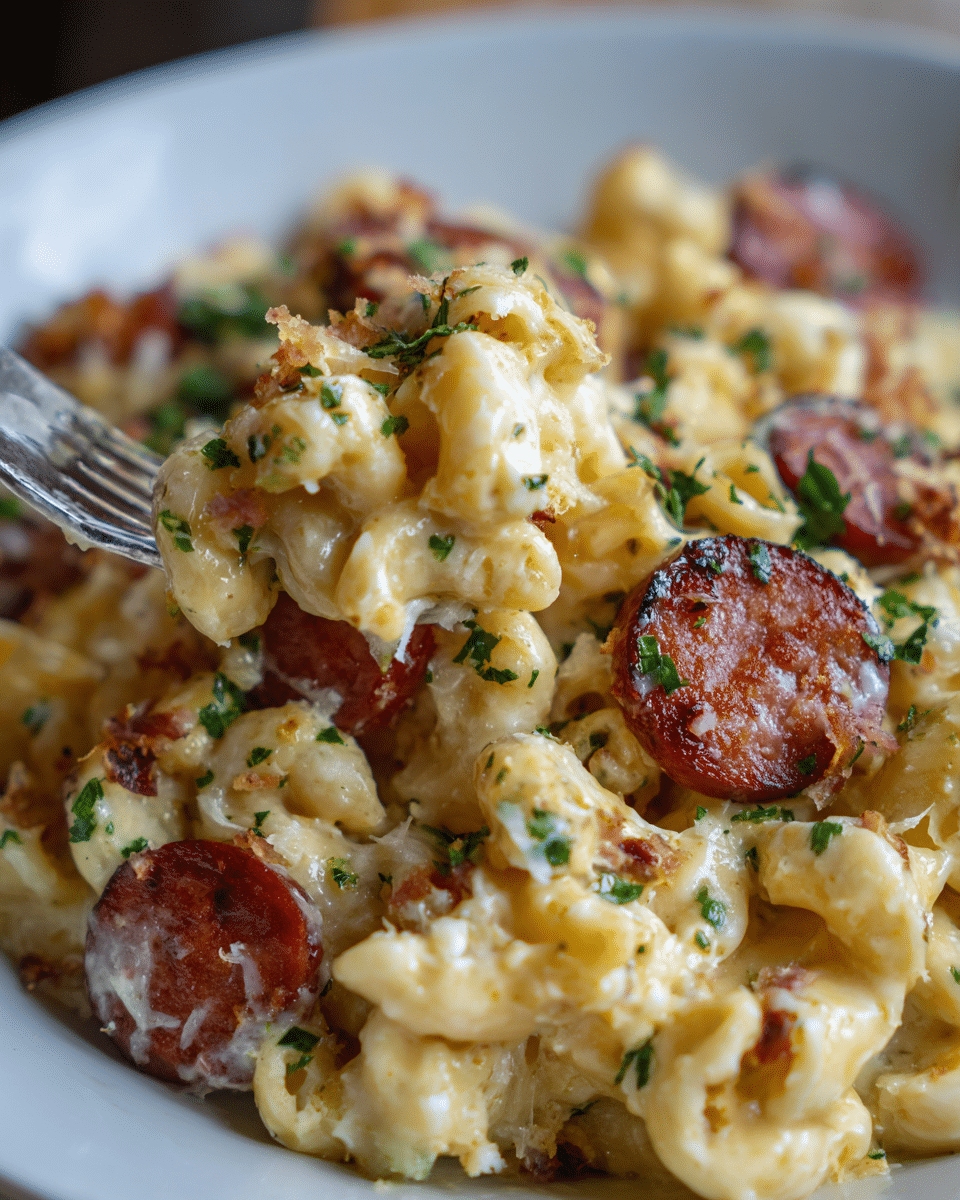 Kielbasa Mac and Cheese