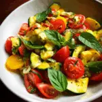Marinated Patty Pan Squash Salad