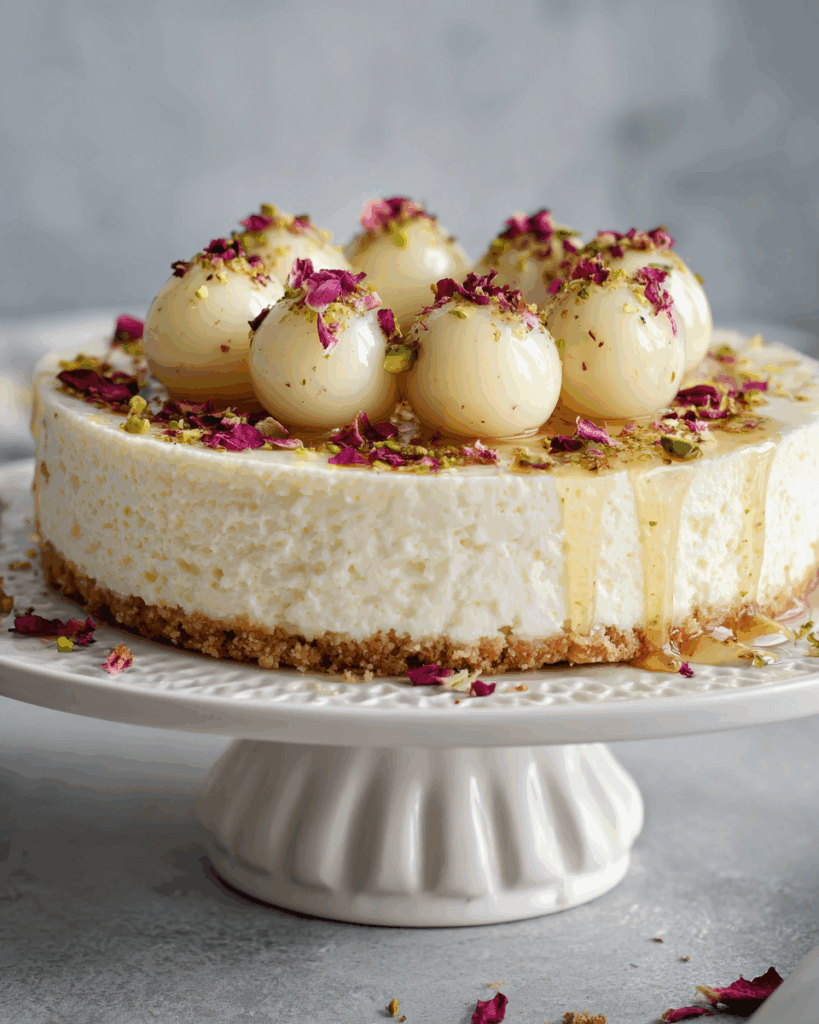 Rakhi Rasgulla Cheesecake – East-Meets-West & Creamy