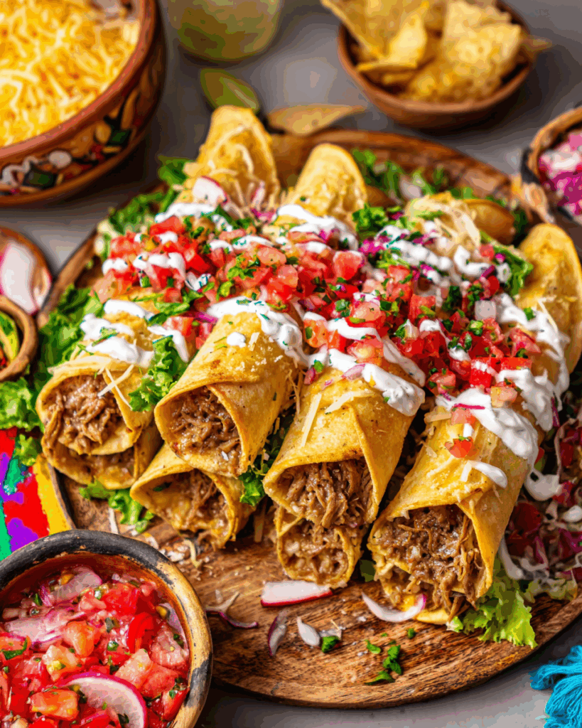 Tacos Dorados (Flautas) – Crispy, Filled Mexican Independence Day Food