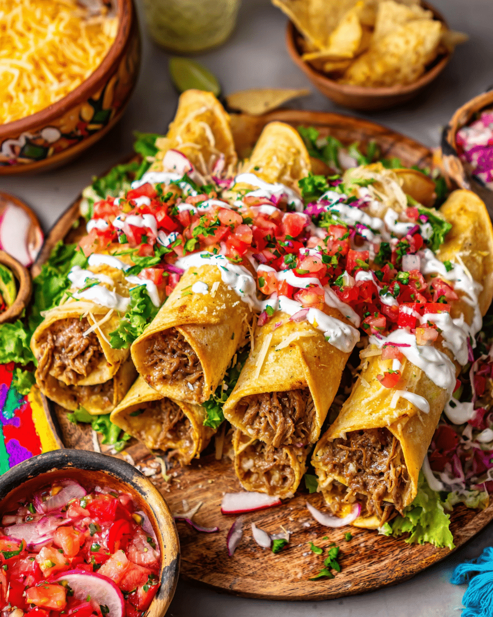 Tacos Dorados (Flautas) – Crispy, Filled Mexican Independence Day Food