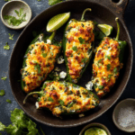 Stuffed Poblano Peppers – Cheesy, Oven-Baked & Mexican-Inspired