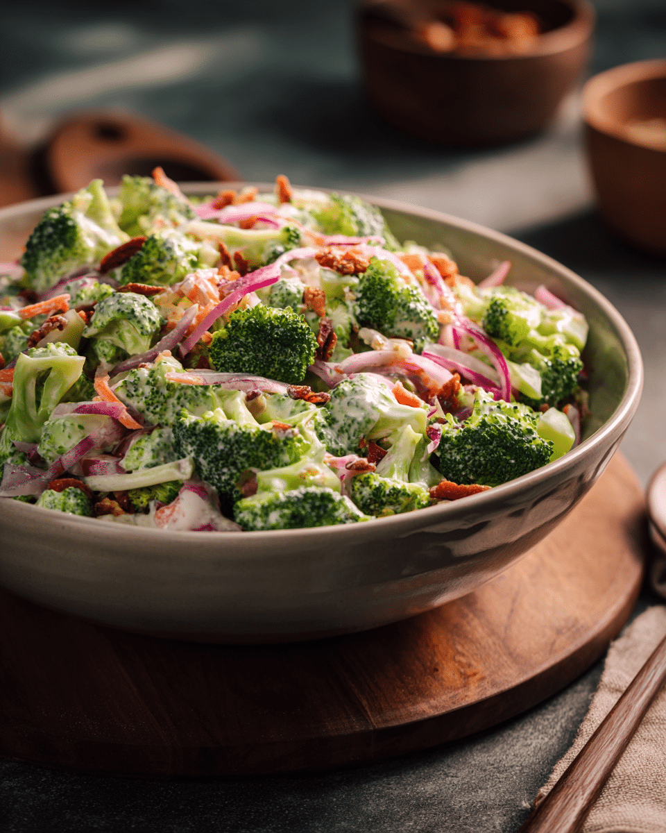 Loaded Broccoli Salad – Crunchy, Creamy & Highly Savored Salad