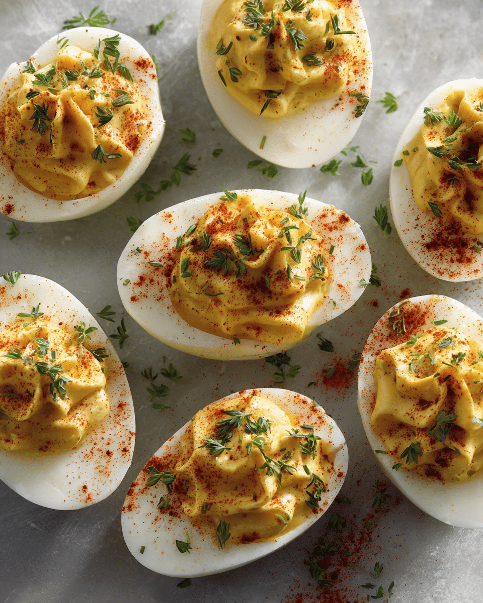 Labor Day Deviled Eggs – Classic, Creamy & Crowd-Pleasing