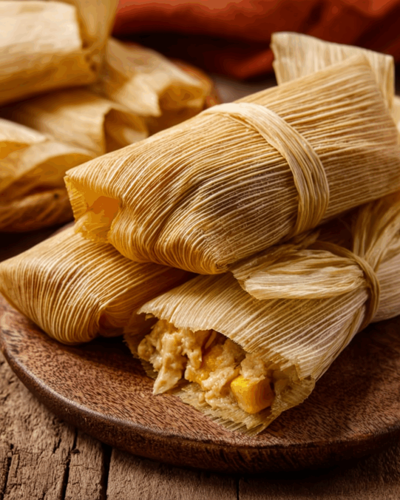 Tamales de Elote or Pork – Steamed, Traditional Mexican Independence Day Food