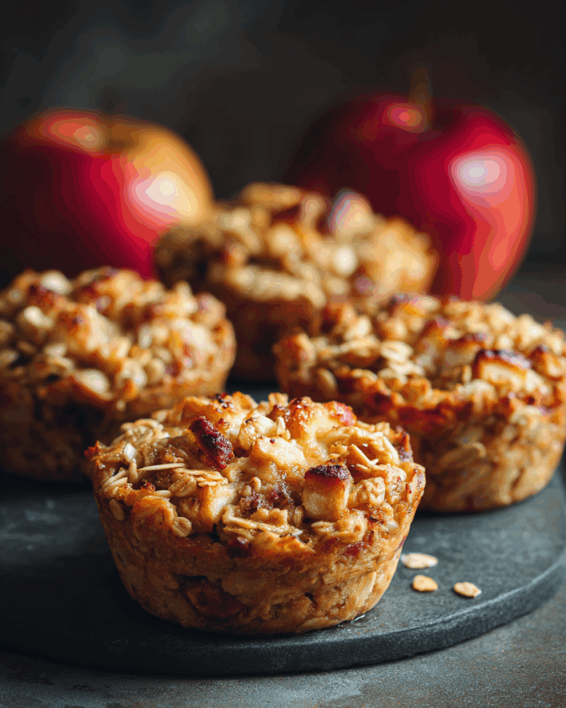 Baked Apple Oatmeal Cups – Cozy Breakfast Prep
