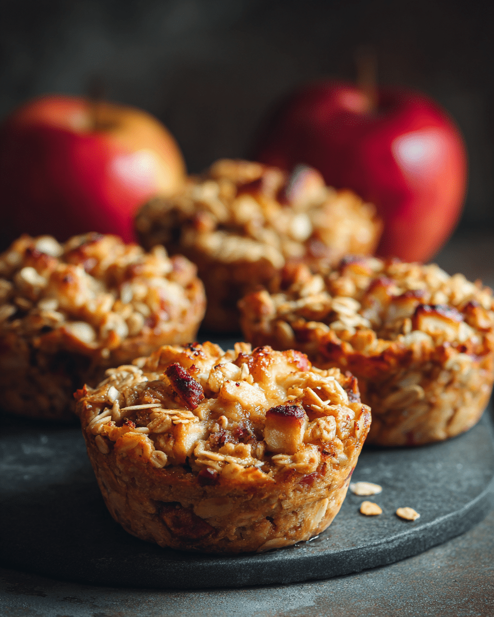 Baked Apple Oatmeal Cups – Cozy Breakfast Prep