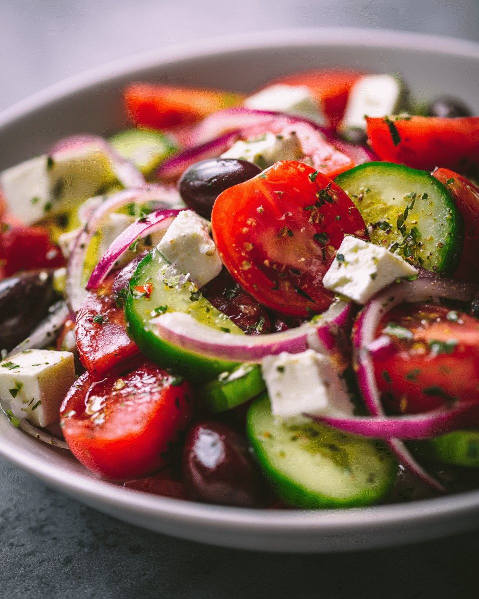 Labor Day Ultimate Greek Salad – Bright, Tomato-Fresh Favorite