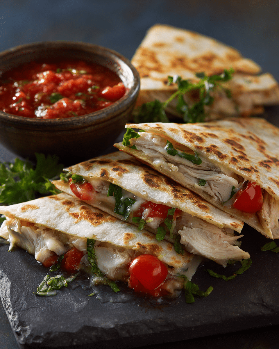 Mini Chicken Quesadillas – Easy School Lunch Idea
