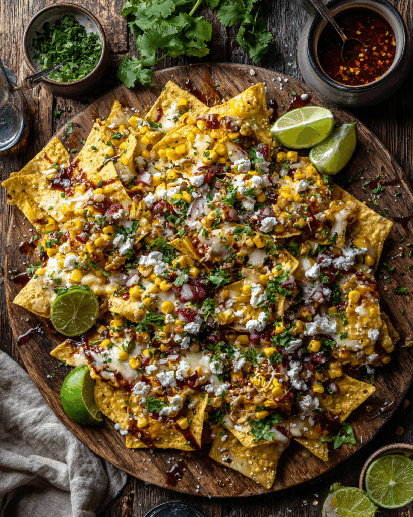 Mexican Street Corn Nachos – Bold, Buttery & Party-Ready Snack