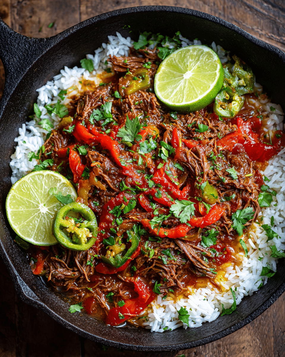 Cuban Ropa Vieja – Shredded, Saucy & Flavor-Loaded