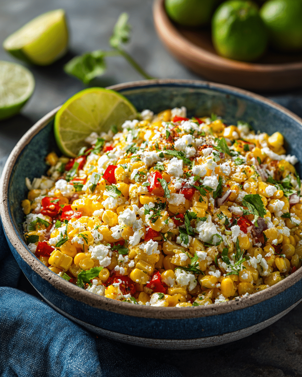 Street Corn Salad – Zesty, Colorful Mexican Independence Day Food