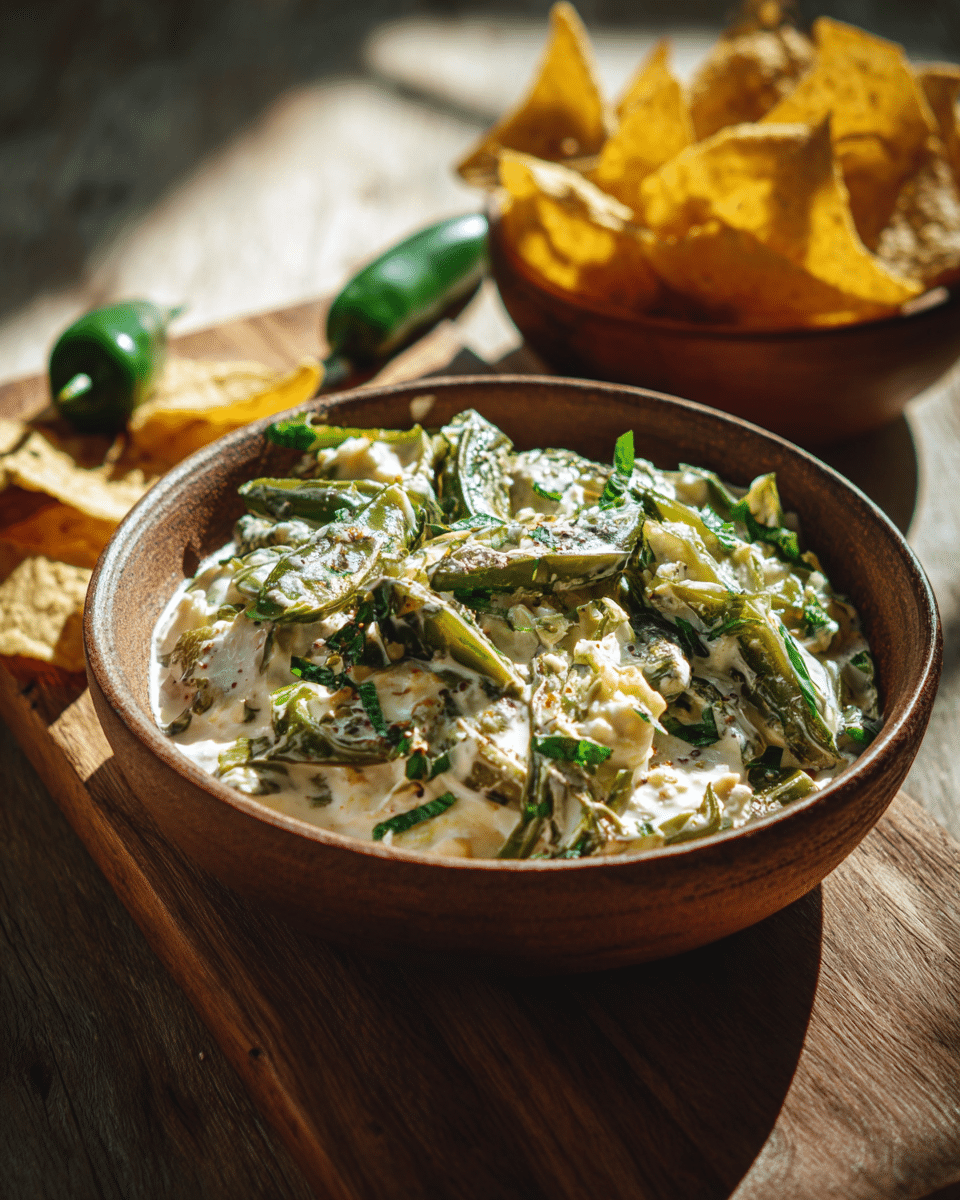 Rajas con Crema Poblanos – Creamy, Smoky & Classic Mexican Staple