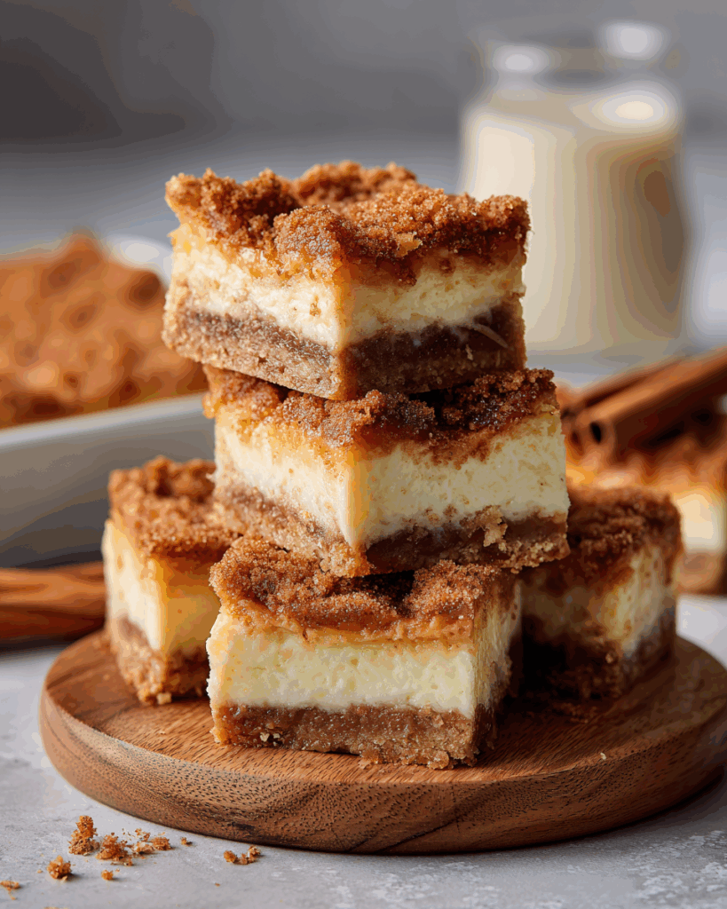 Churro Cheesecake Bars – Sweet, Crunchy & Crowd-Loving Dessert