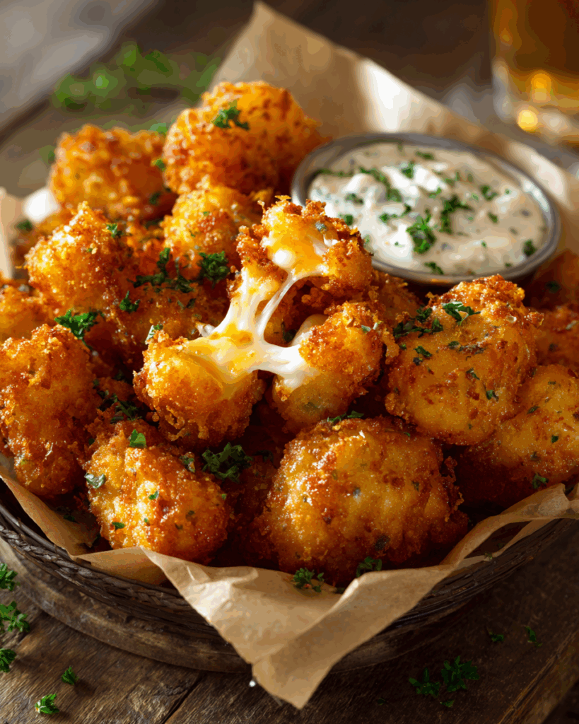 Football Food Fried Cheese Curds